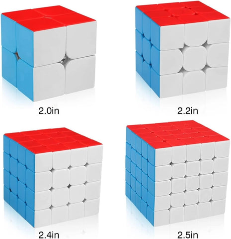 MoYu Meilong 2x2, 3x3, 4x4, 5x5 Speed Cube (Combo Pack)