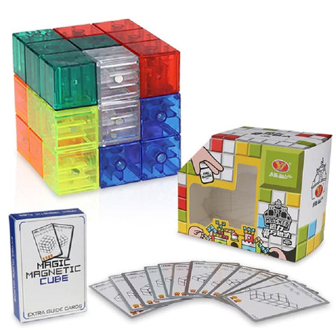 Magnetic Building Blocks Cube 3D Multi Shapes Puzzle Cubes