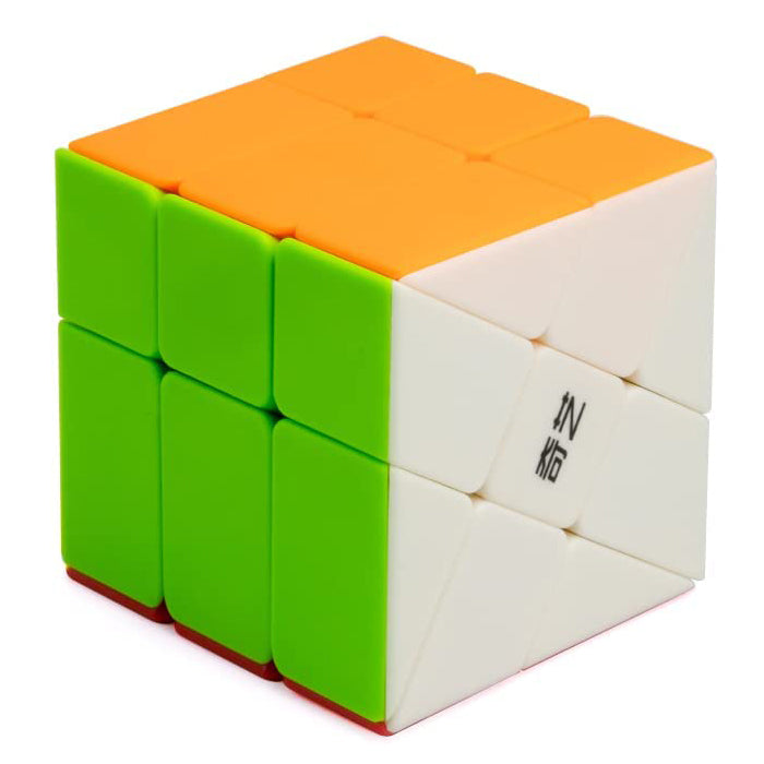 Stickerless Windmill Cube QiYi Windmill 3x3 Stickerless Magic Speed Cube Puzzle – Cuberkart