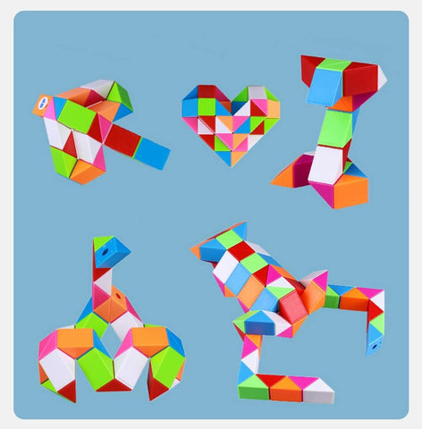 QiYi Magic Snake Cube Puzzle, 24 Blocks