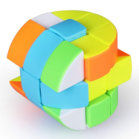 QiYi Cylinder 3x3x3 Stickerless Smooth Turning Barrel Cube