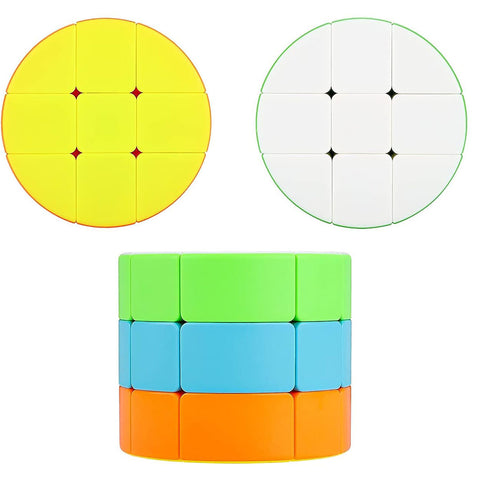 QiYi Cylinder 3x3x3 Stickerless Smooth Turning Barrel Cube