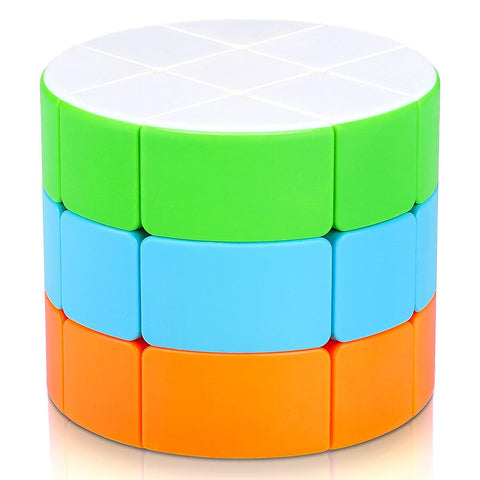 QiYi Cylinder 3x3x3 Stickerless Smooth Turning Barrel Cube