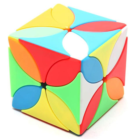 4-Leaf 3x3 Clover Speed Cube, Stickerless Puzzle Cube