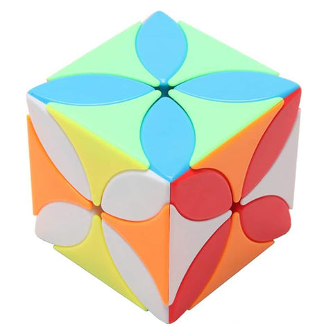 4-Leaf 3x3 Clover Speed Cube, Stickerless Puzzle Cube