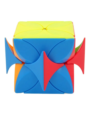 4-Leaf 3x3 Clover Speed Cube, Stickerless Puzzle Cube