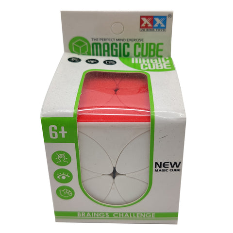 4-Leaf 3x3 Clover Speed Cube, Stickerless Puzzle Cube