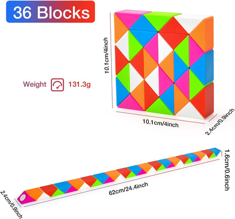 QiYi Magic Snake Cube Puzzle (36 Blocks)