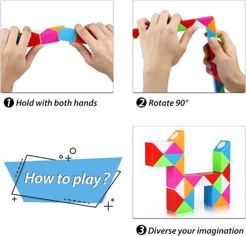 QiYi Magic Snake Cube Puzzle (36 Blocks)
