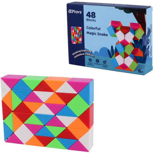 QiYi Magic Snake Cube Puzzle (48 Blocks) - Cuberkart