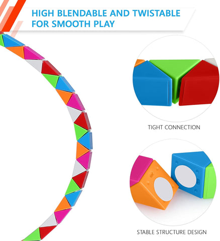 QiYi Magic Snake Cube Puzzle (60 Blocks)