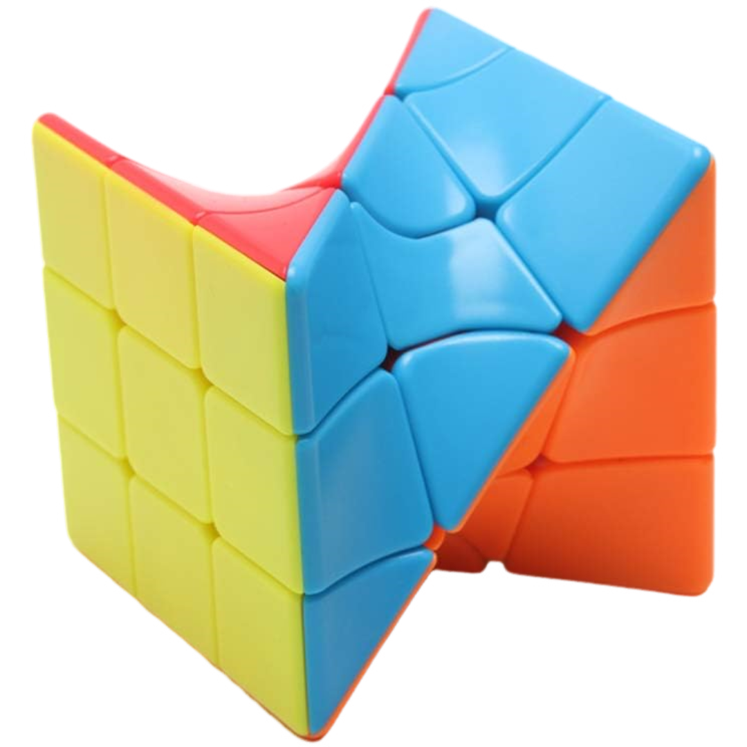 Strange Shape 3x3x3 Middle Curve Twisted Stickerless Cube