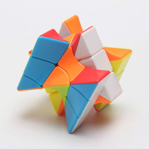 Strange Shape 3x3x3 Middle Curve Twisted Stickerless Cube