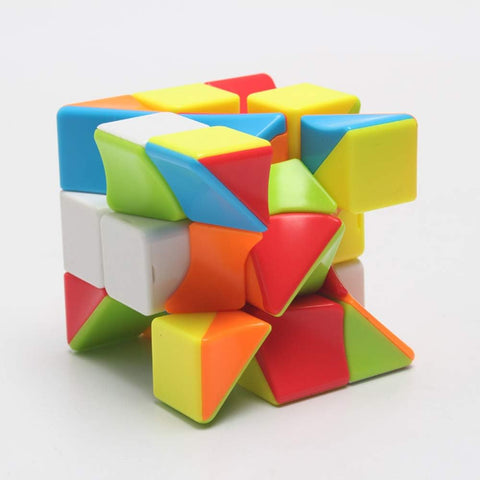 Strange Shape 3x3x3 Middle Curve Twisted Stickerless Cube