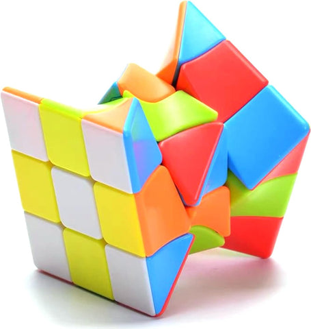 Strange Shape 3x3x3 Middle Curve Twisted Stickerless Cube
