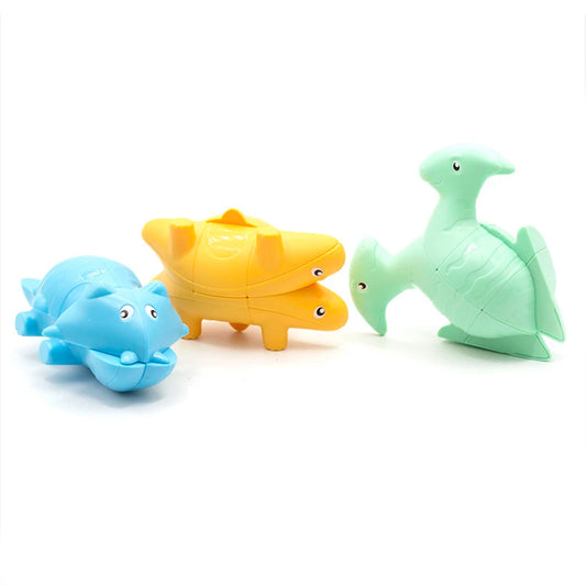 3D Dinosaur Magic Cube (Set of 3) Challenging and Educational Toy - Cuberkart