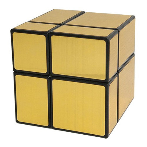 QiYi Golden Mirror Cube 2x2 High Speed Magic Cube, Gold