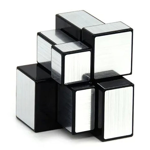 QiYi Silver Mirror Cube 2x2 High Speed Magic Cube, Silver
