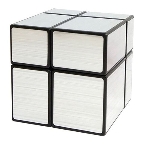 QiYi Silver Mirror Cube 2x2 High Speed Magic Cube, Silver