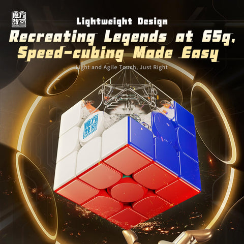 MoYu RS3M V5 3x3 (Ball Core UV + Robot Cube Stand)
