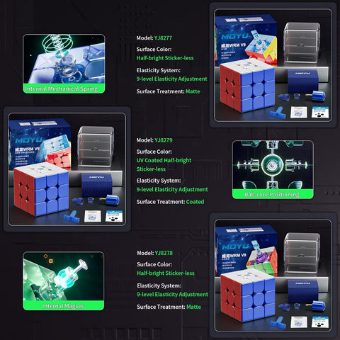 MoYu WeiLong WR M V9 3x3 Magnetic (Standard)