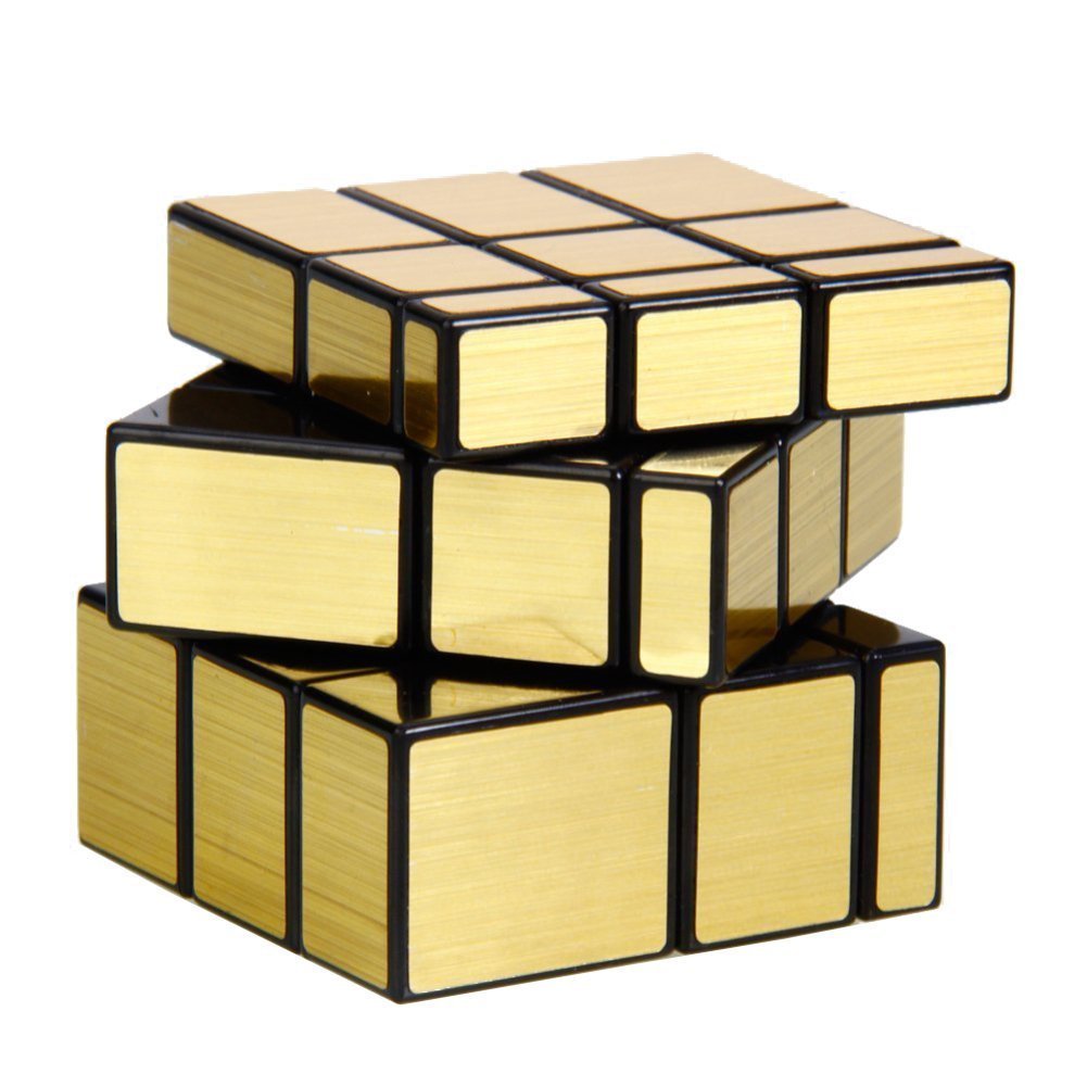 QiYi Gold Mirror Puzzle Cube 3x3x3 Speed Cube