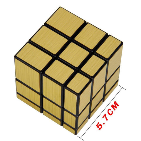 QiYi Gold Mirror Puzzle Cube 3x3x3 Speed Cube