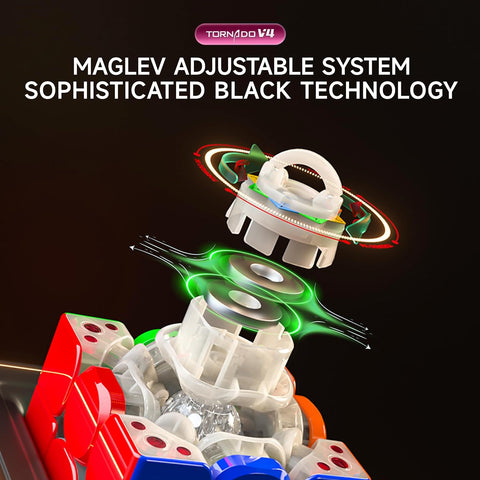 QiYi X-Man Tornado V4 3x3 Magnetic Cube (Flagship Edition)