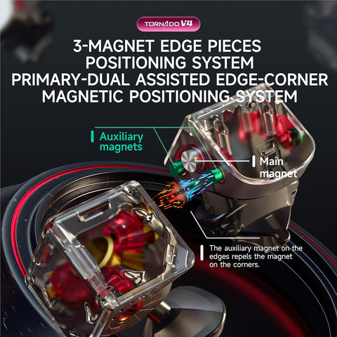 QiYi X-Man Tornado V4 3x3 Magnetic Cube (Flagship Edition)