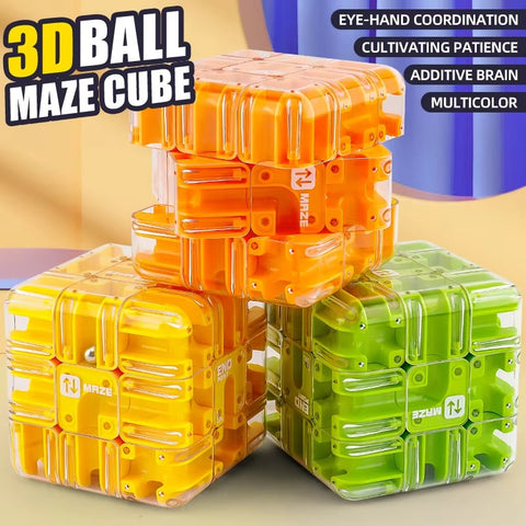 3D Labyrinth Puzzle Rolling Ball Magic Cube