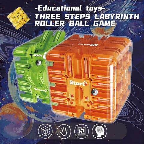3D Labyrinth Puzzle Rolling Ball Magic Cube