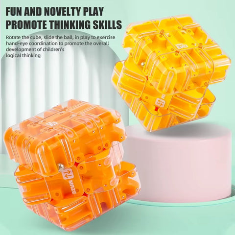 3D Labyrinth Puzzle Rolling Ball Magic Cube