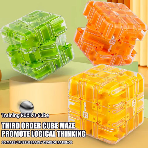 3D Labyrinth Puzzle Rolling Ball Magic Cube