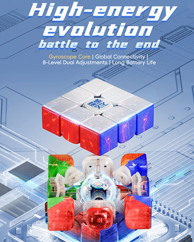 MoYu WeiLong V10 AI 3x3 Bluetooth Smart Cube (Magnetic Core)