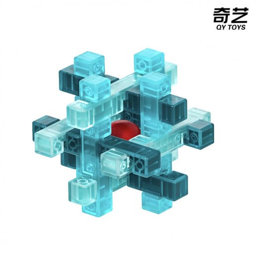 QiYi Kongming Lock Ball Puzzle Crystal Clear Design - Cuberkart