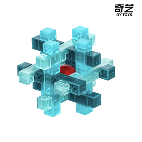 QiYi Kongming Lock Ball Puzzle Crystal Clear Design
