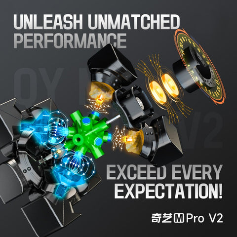 QiYi M Pro 3x3 V2 Flagship Magnetic Speed Cube