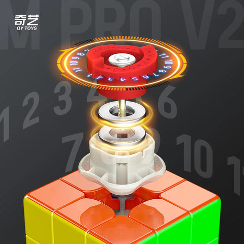 QiYi M Pro 3x3 V2 Flagship Magnetic Speed Cube