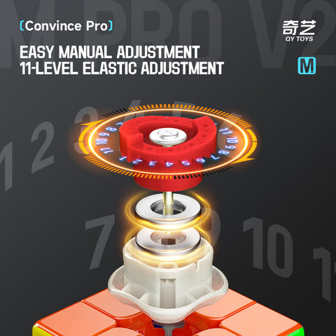 QiYi M Pro 3x3 V2 Pioneer UV Magnetic Speed Cube