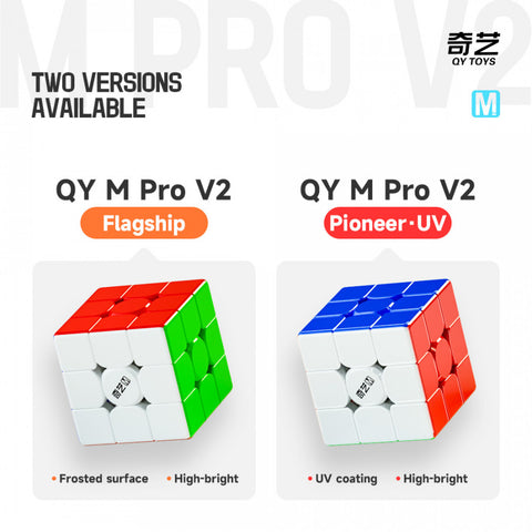 QiYi M Pro 3x3 V2 Pioneer UV Magnetic Speed Cube