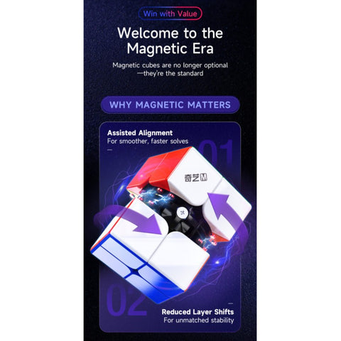 QiYi Warrior M 2x2 Magnetic Speed Cube