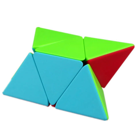 QiYi 2x2 Pyraminx Stickerless Puzzle Cube
