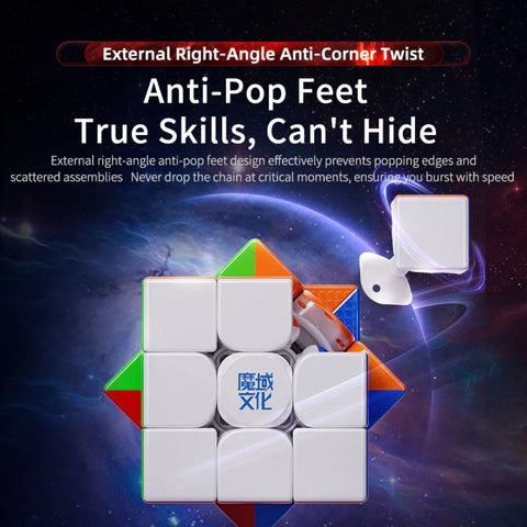 MoYu WeiLong WR M 3x3 V10 20-Magnet Ball-Core Cube UV Coated