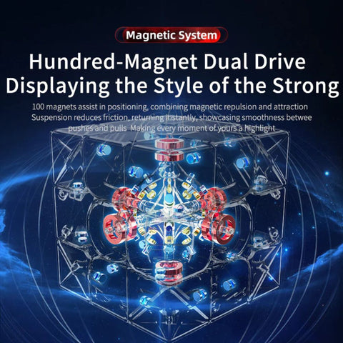 MoYu WeiLong WR M 3x3 V10 20-Magnet Ball-Core Cube UV Coated