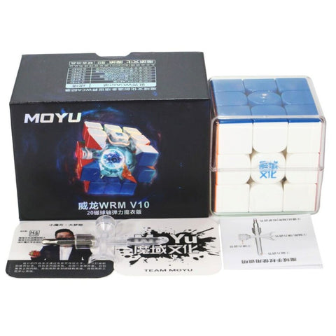 MoYu WeiLong WR M 3x3 V10 20-Magnet Ball-Core Cube UV Coated
