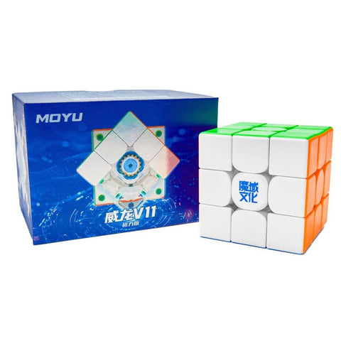 MoYu WeiLong WRM V10 3x3x3 M versione 3x3 55.5mm Speed Magic Puzzle Cube Stickerless MY8293 con supporto cubo e custodia MoYu WeiLong WRM V10 3x3x3 M versione 3x3 55.5mm Speed Magic Puzzle Cube Stickerless MY8293 con supporto cubo e custodia