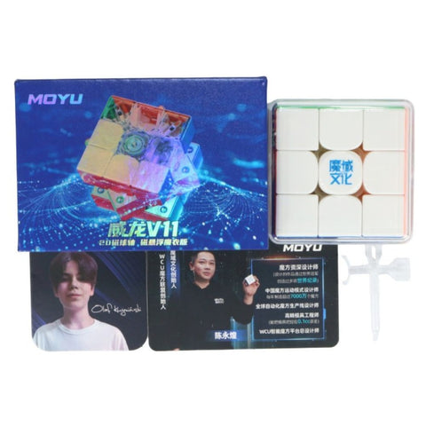 MoYu WeiLong 3x3 V11 (Magnetic, MagLev, 20-Magnet Ball-Core, UV Coated)
