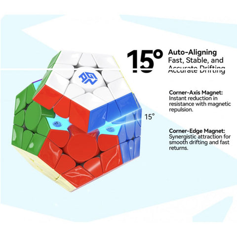 GAN Megaminx V2 Black Frosted