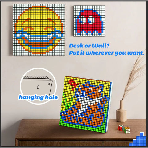 GAN Mosaic Cubes 10x10 Bundle with 100 Mini Cubes and Display Frame