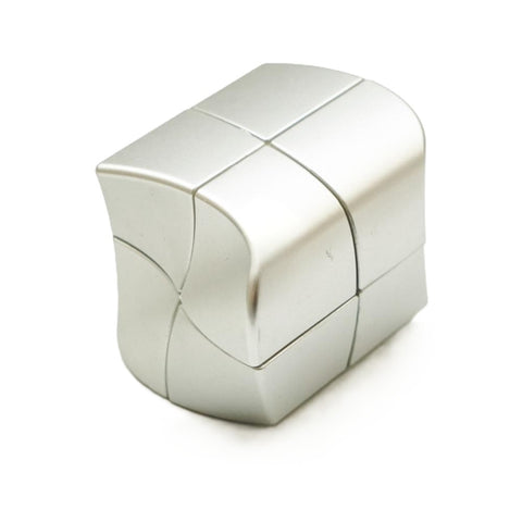 YJ YuanFang 2x2 Shape Mod Metallic Silver Wave Design